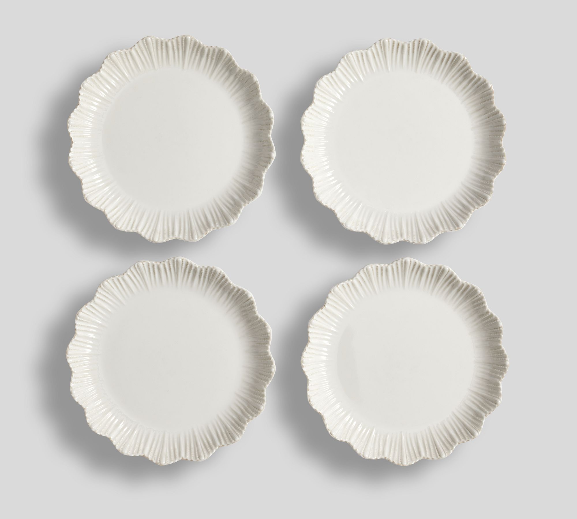 Monique Lhuillier Claudia Outdoor Melamine Appetizer Plates - Set of 4