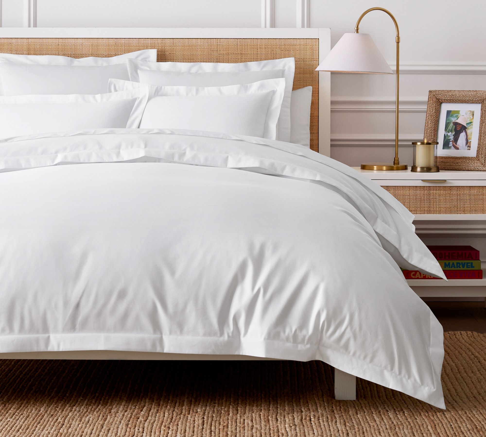 Thread-Count Sateen Duvet Cover