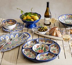 Del Sol Melamine Dinnerware Collection Pottery Barn