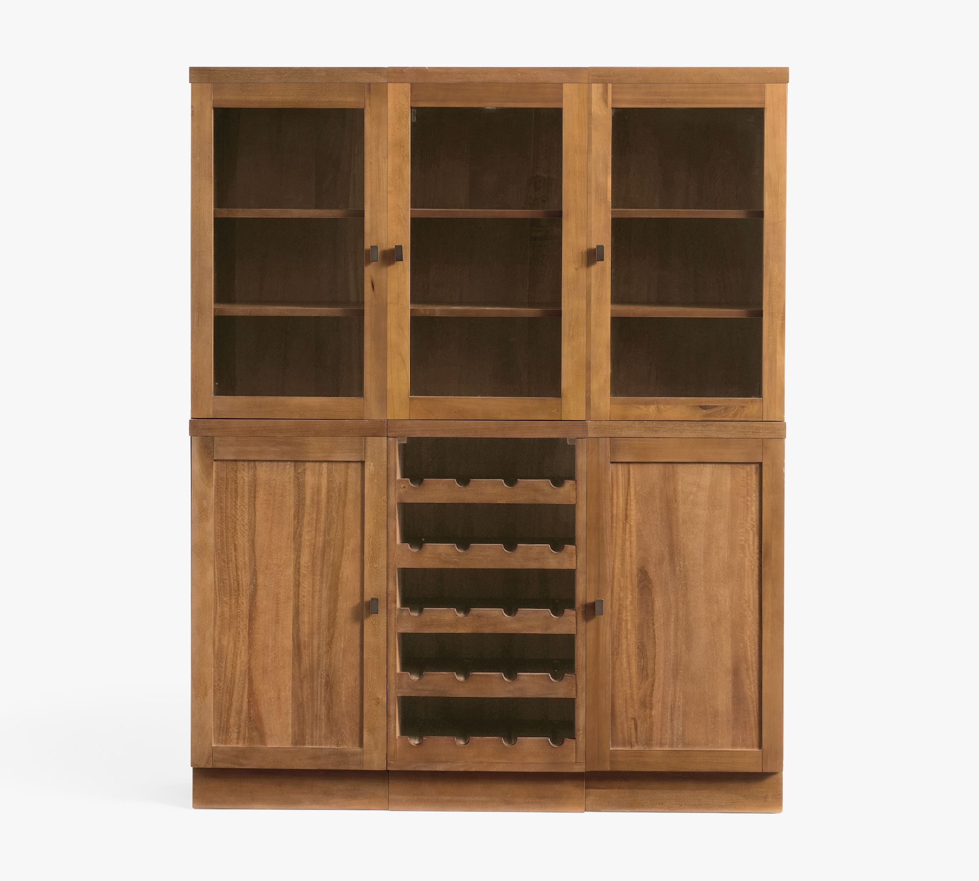 Reed Modular Bar Shelf with Cabinet & Wine Storage (54")