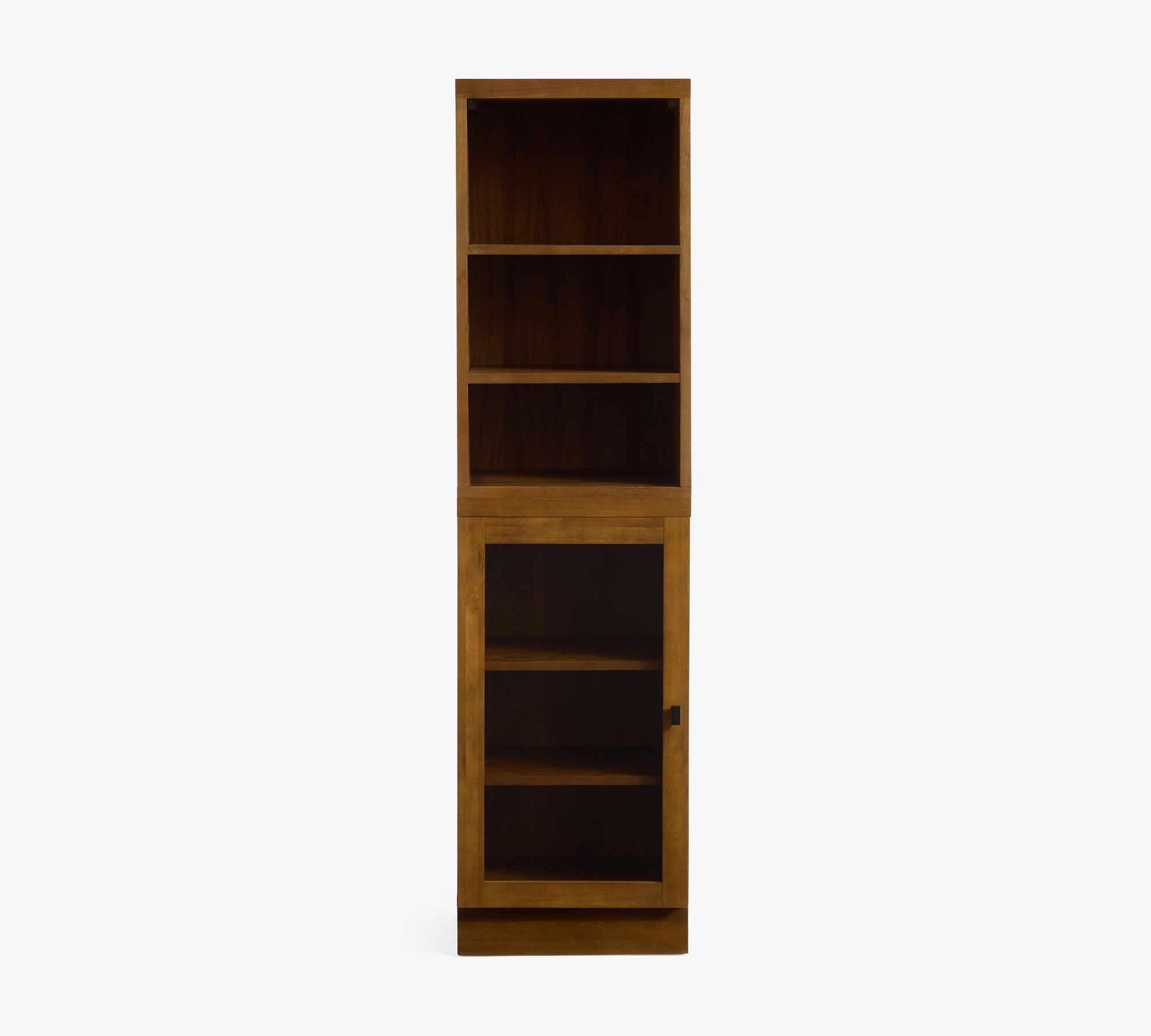 Reed Modular Bar Shelf with Glass Cabinet (18")