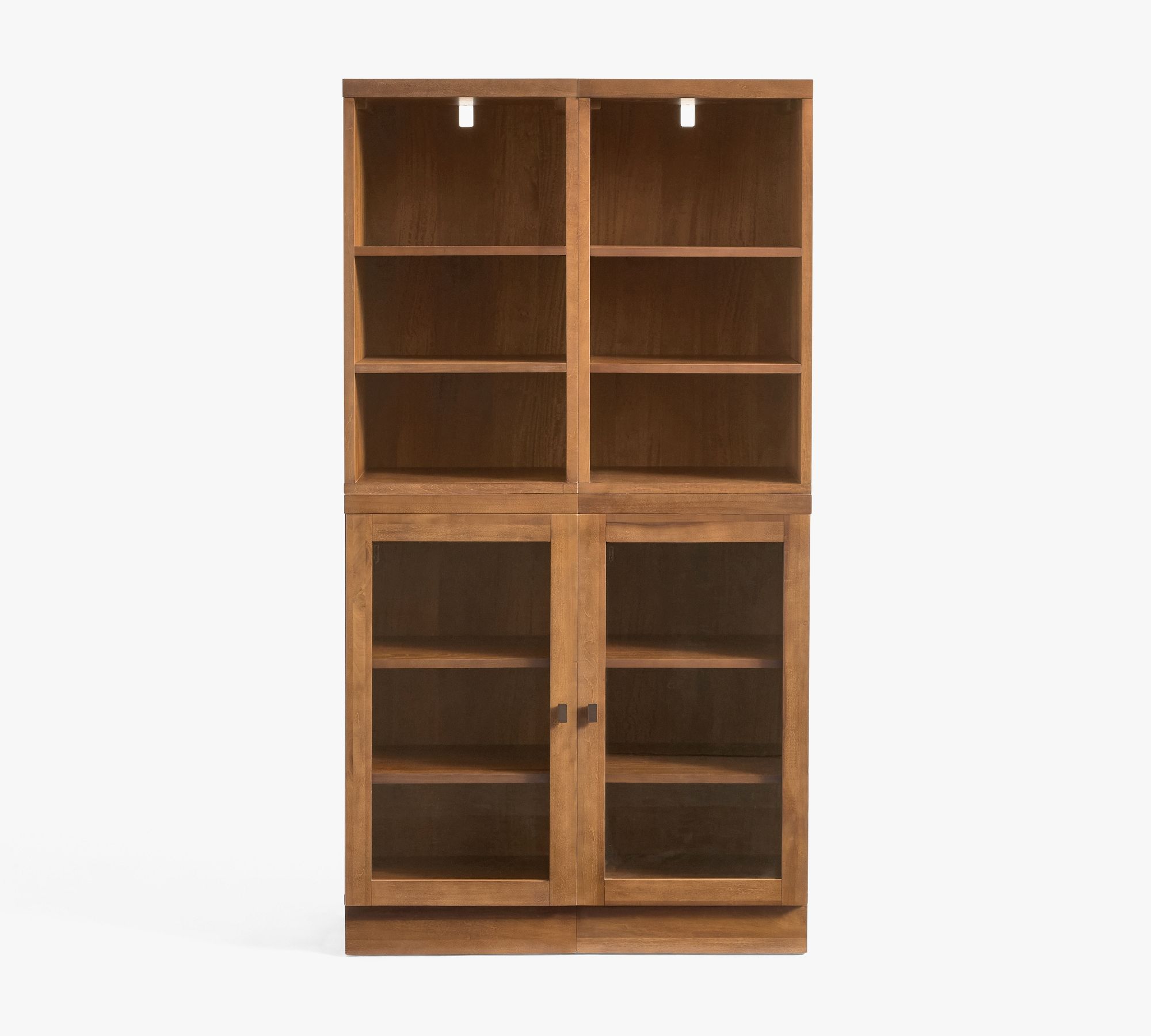 Reed Modular Bar Shelf with Glass Cabinet (36")