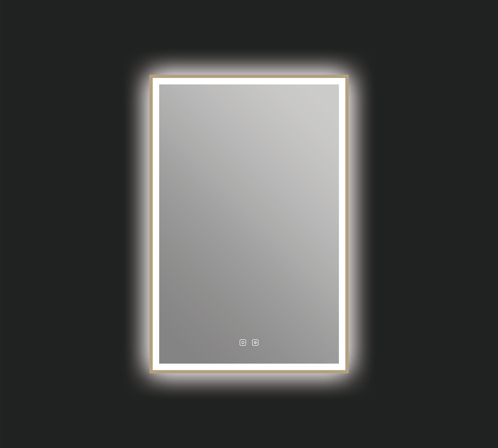 Dora Rectangular Lighted LED Mirror