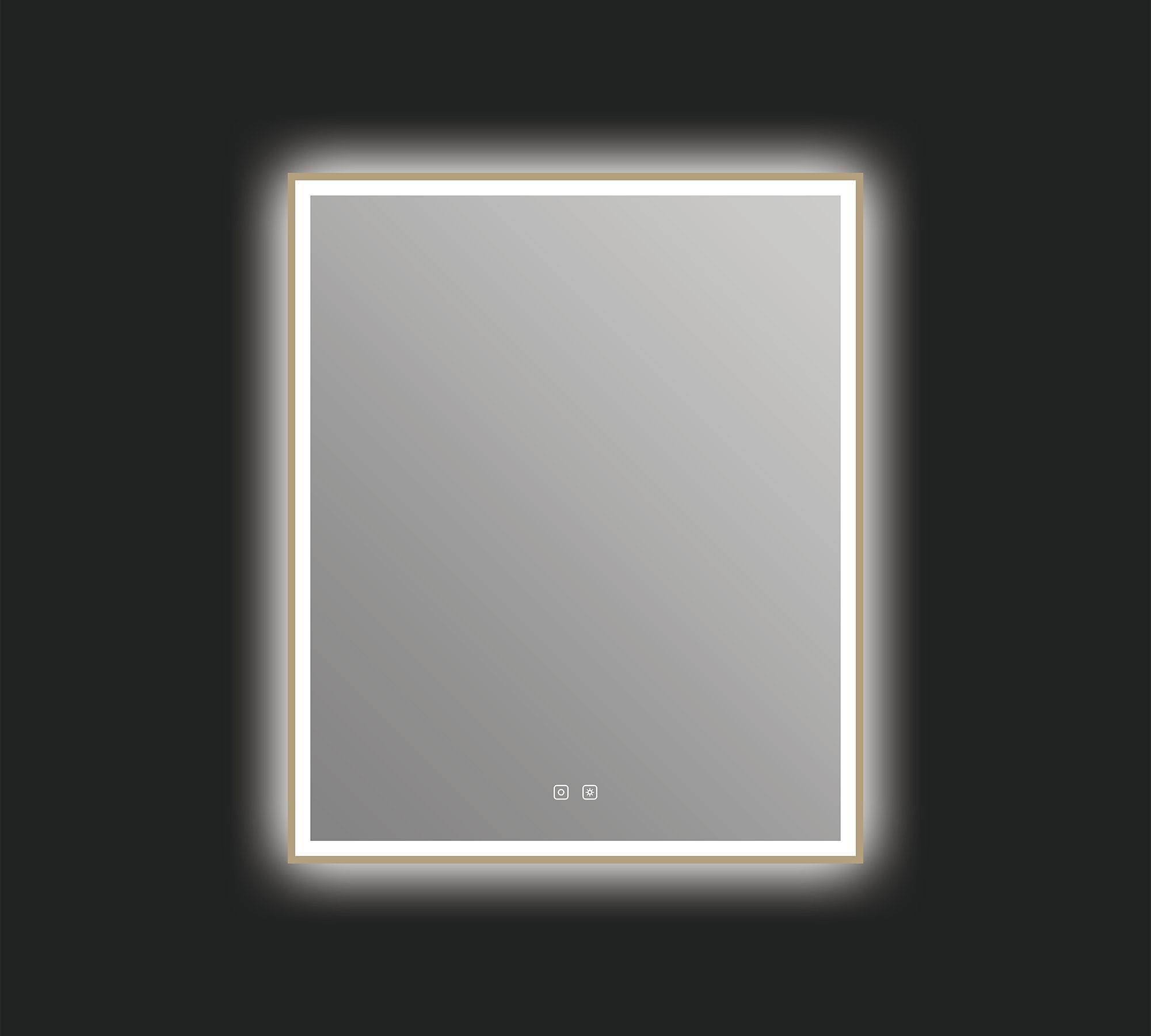 Dora Rectangular Lighted LED Mirror