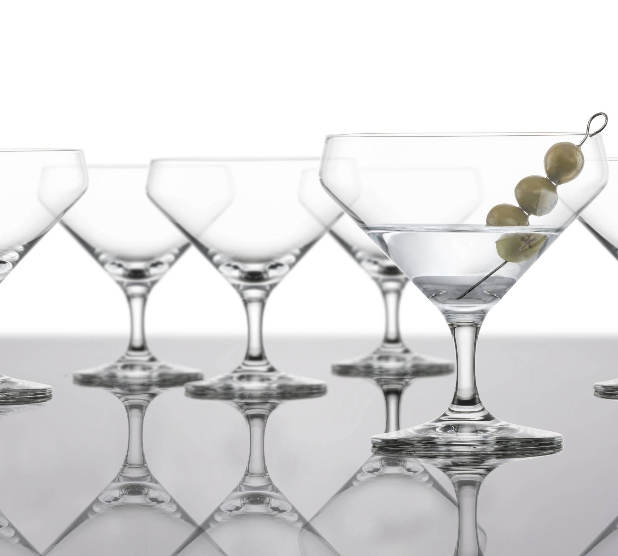 Schott Zwiesel Pure Short Stem Martini Glasses, Set of 6