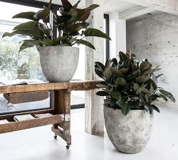 Lightweight Short Tapered Ficonstone Planter