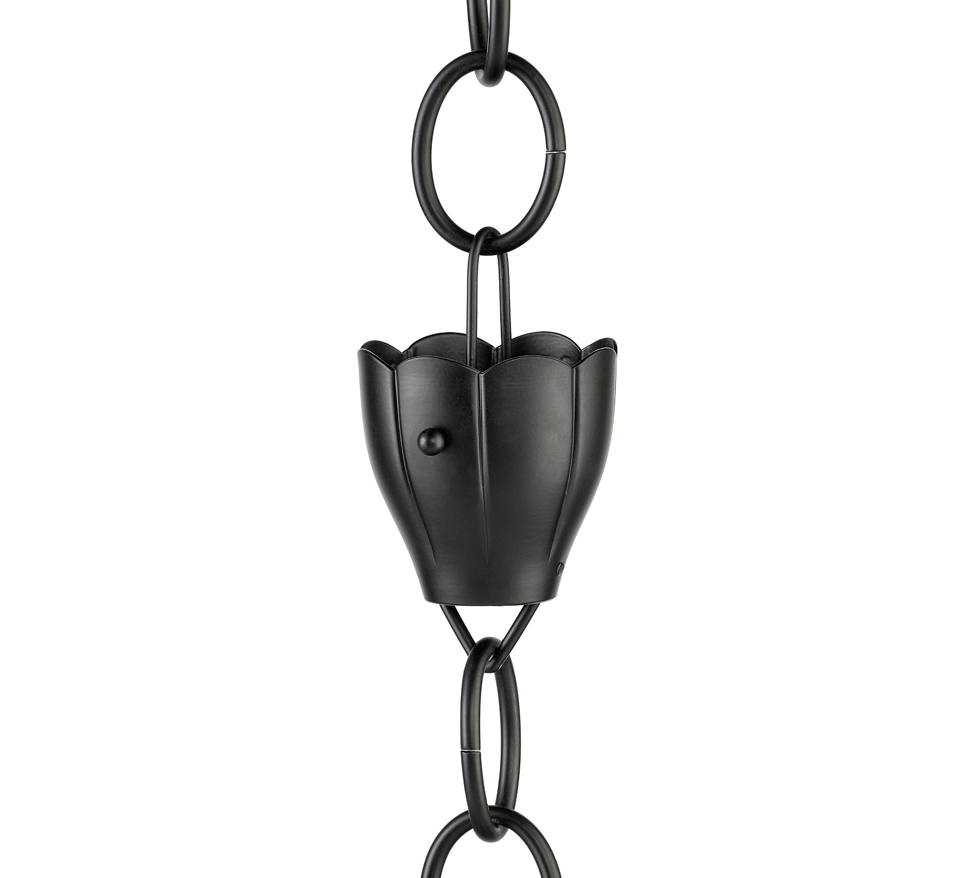 Crocus Shaped Rain Chain, 8.5 Ft