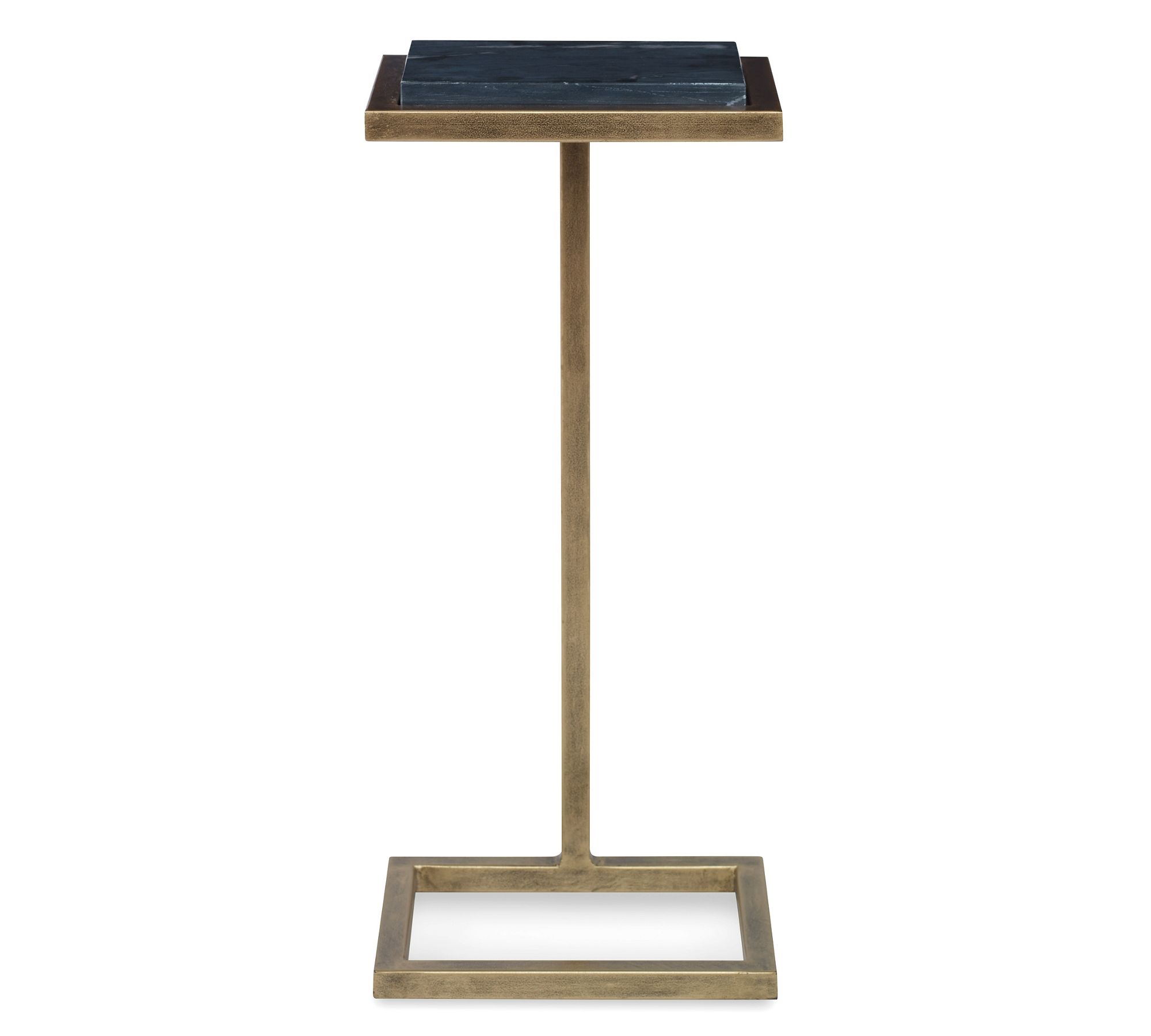 Steiner Marble Square Accent Table (10")