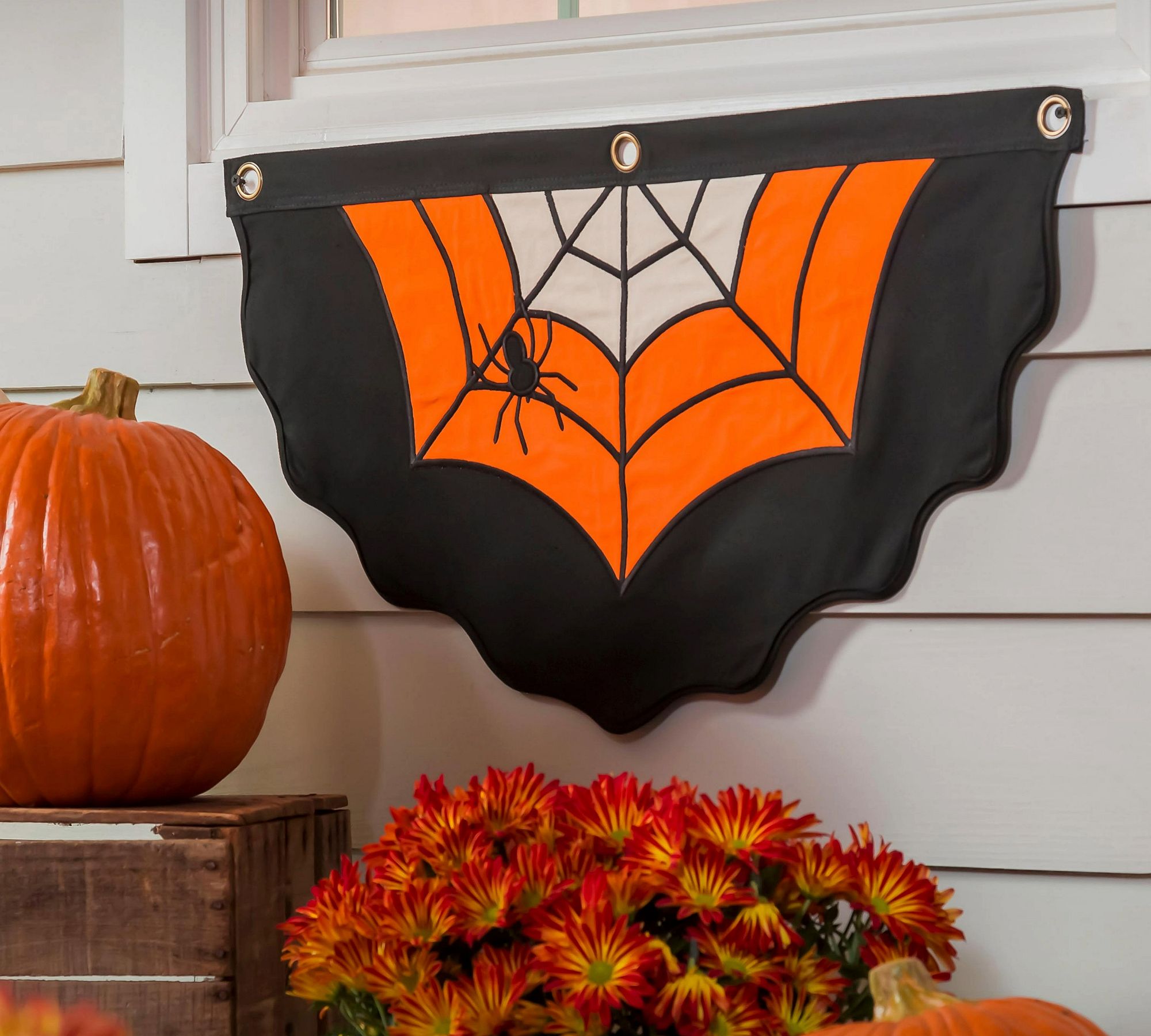 Halloween Spider Web Bunting