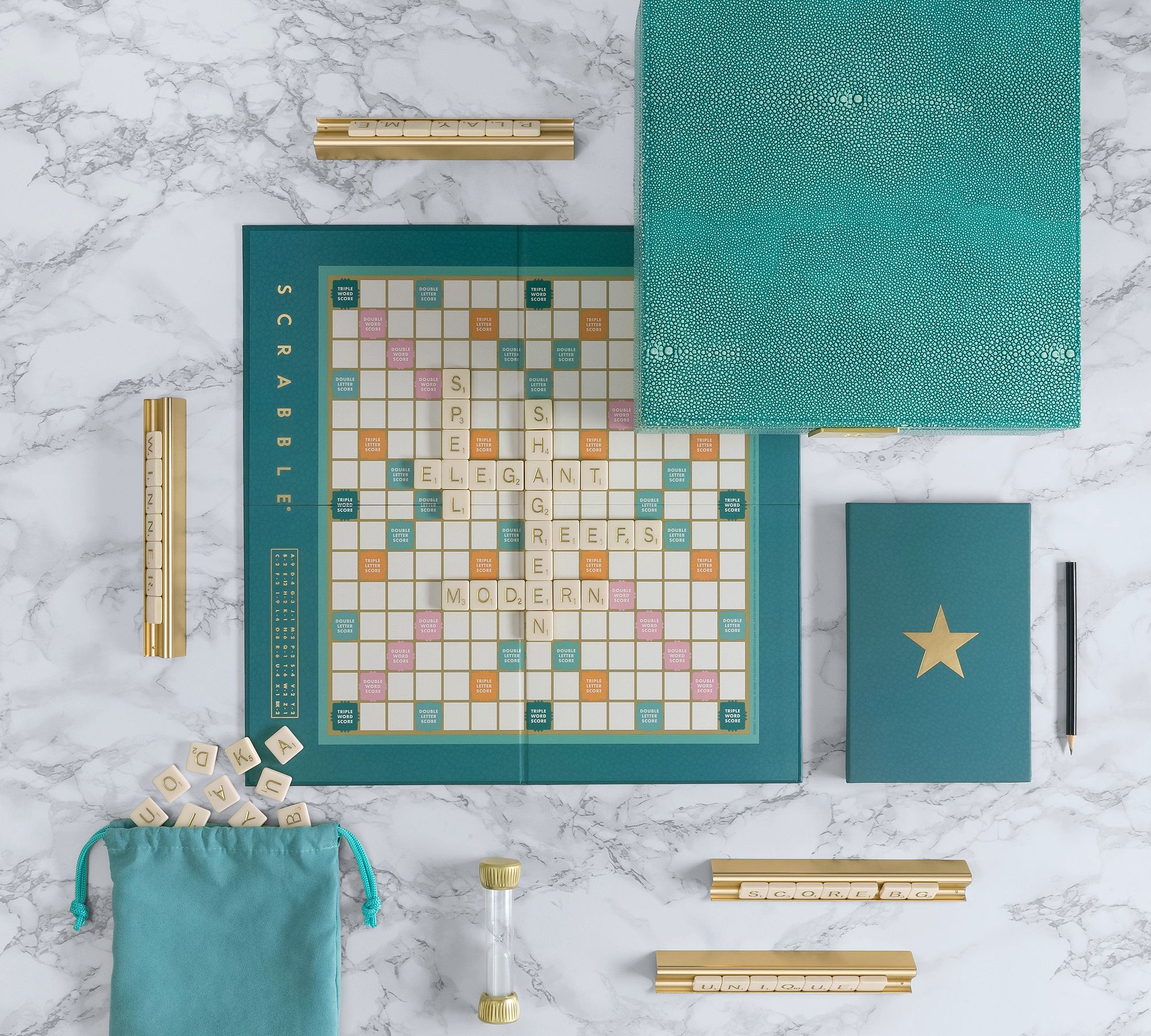 Scrabble Del Mar Shagreen Edition