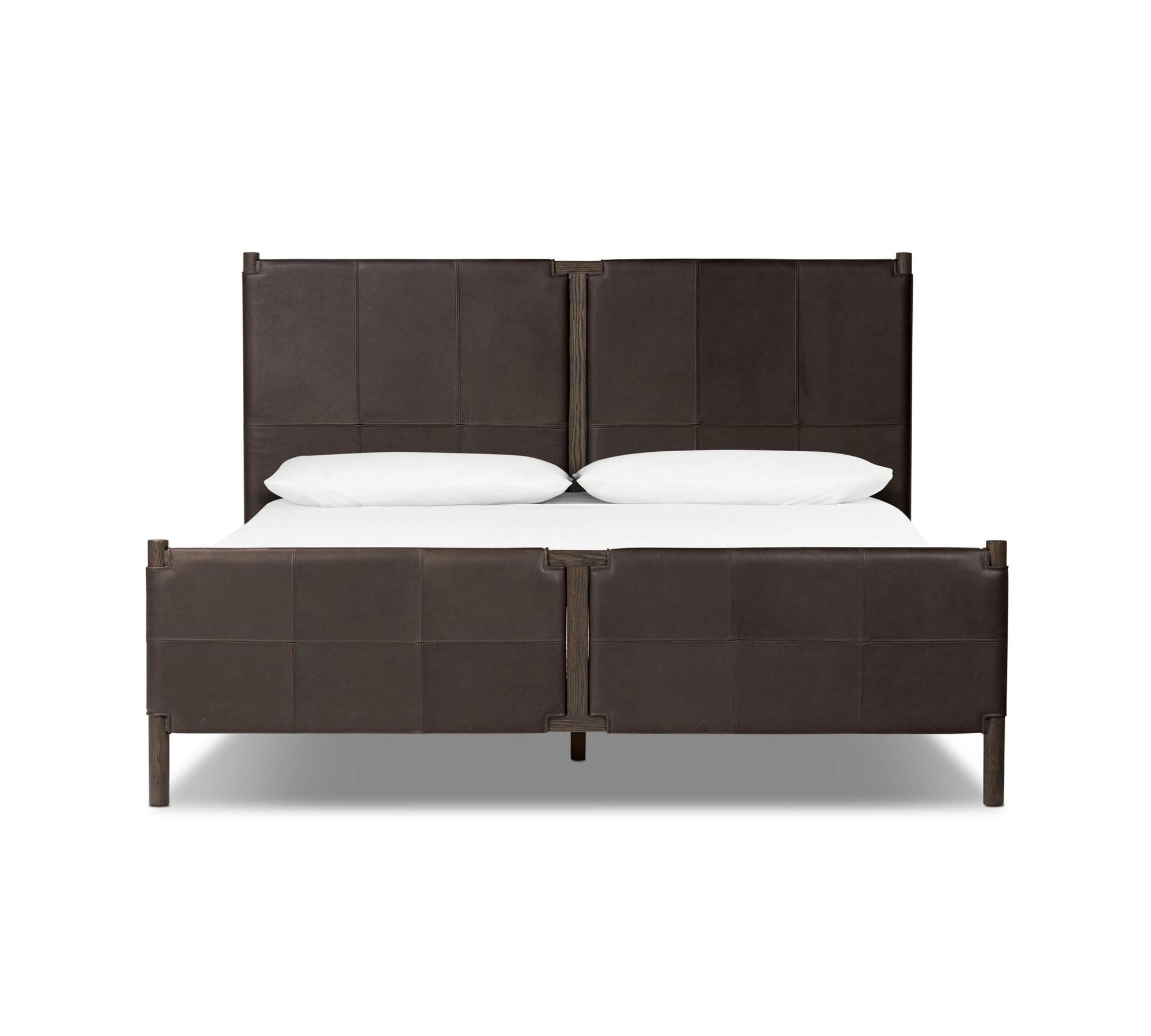 Hester Leather Platform Bed