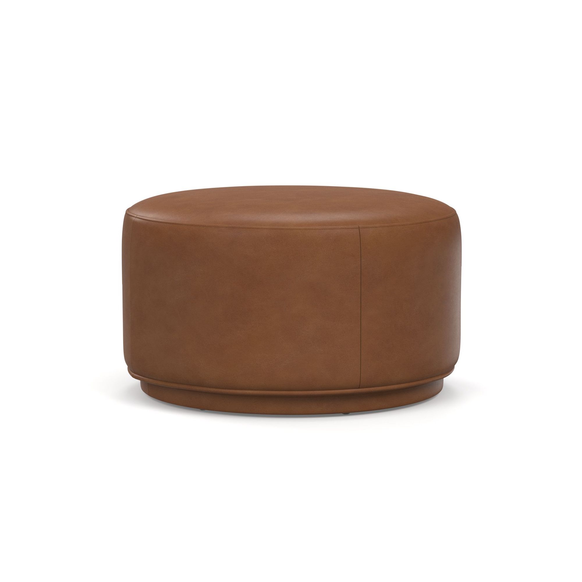 Jake Leather Ottoman