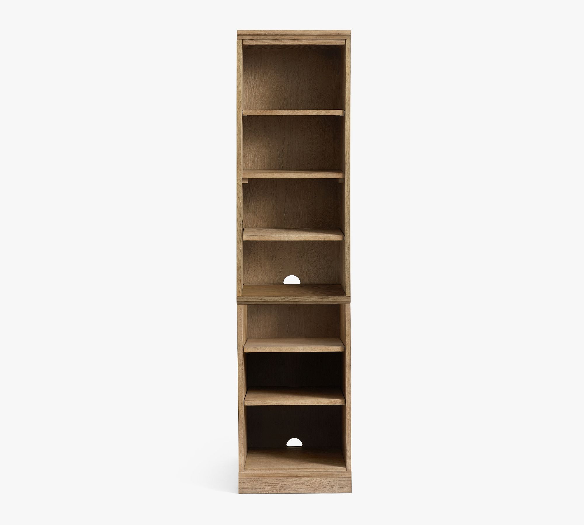 Printer's Narrow Bookcase with File Cabinet (16")