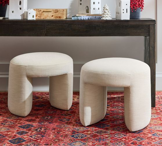 Kennedy Upholstered Accent Stool | Pottery Barn