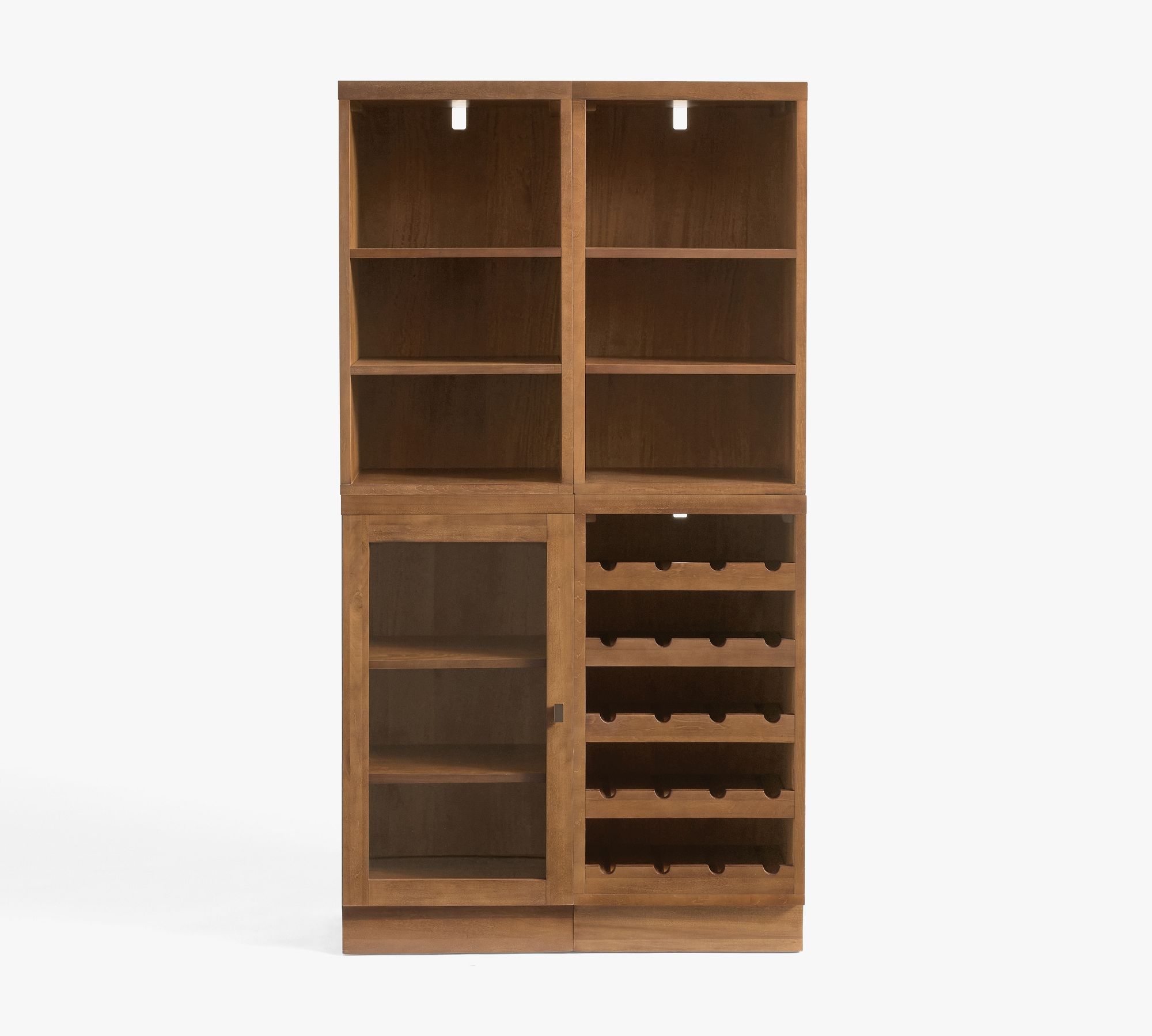 Reed Modular Bar Shelf with Cabinet & Wine Storage (36")