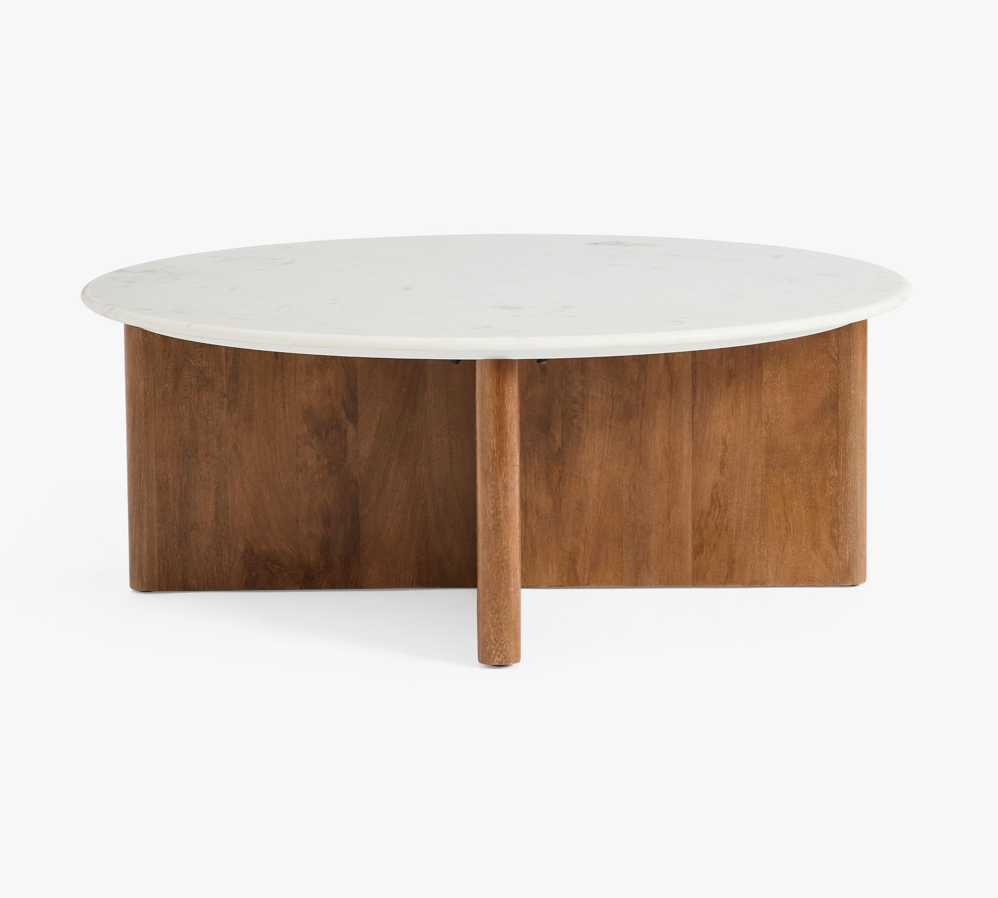 Cayman Round Marble Nesting Coffee Tables