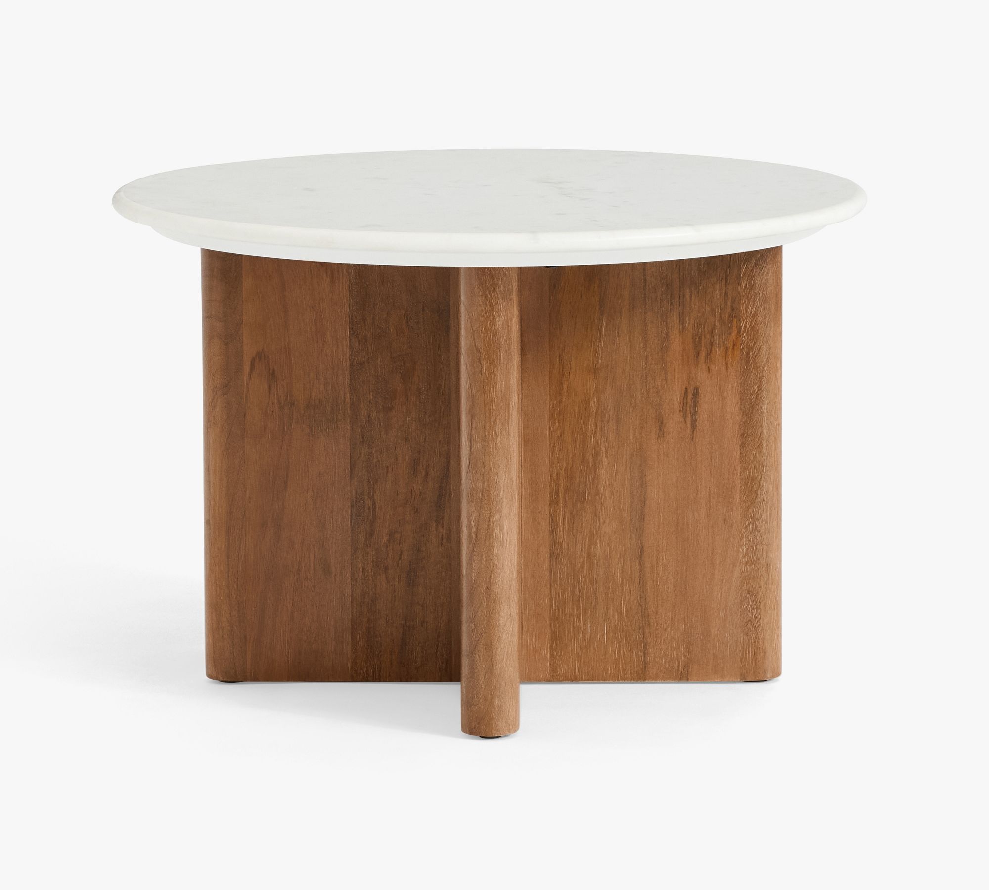 Cayman Round Marble Nesting Coffee Tables