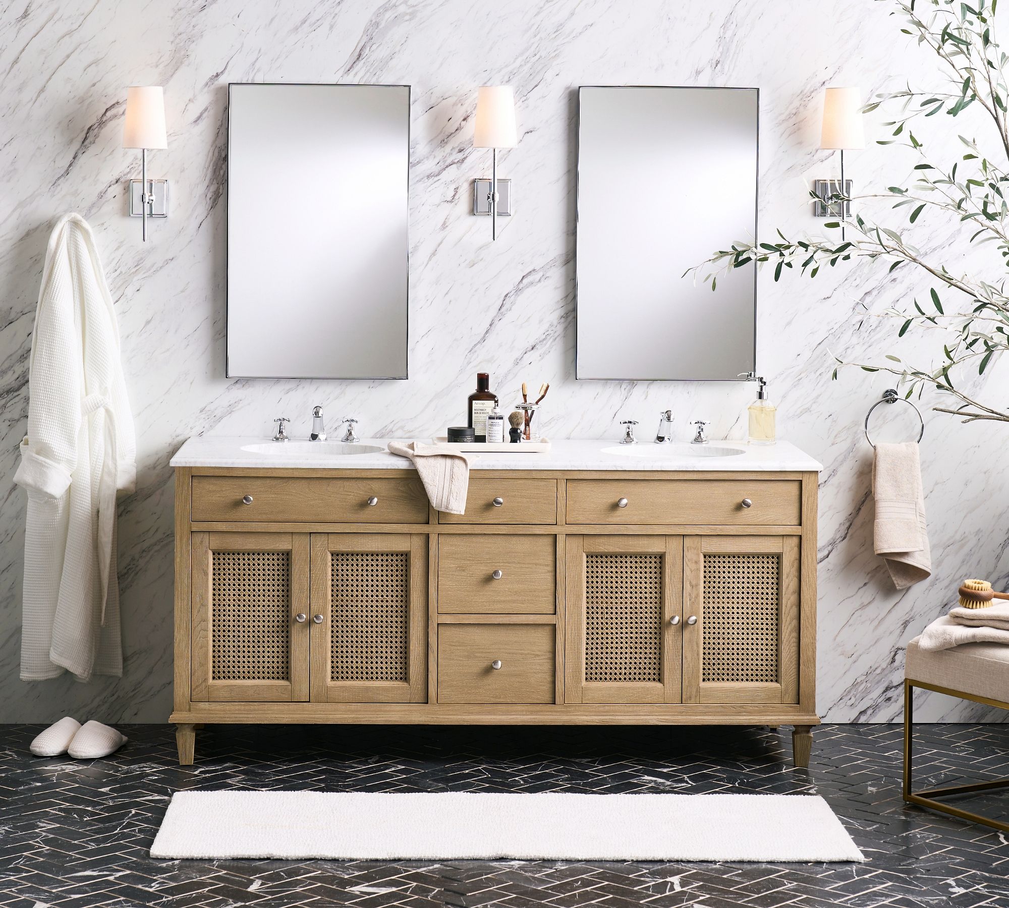 Sausalito 70" Double Sink Vanity