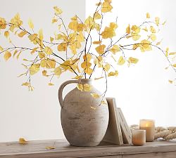 Faux Autumn Aspen Tree Branch