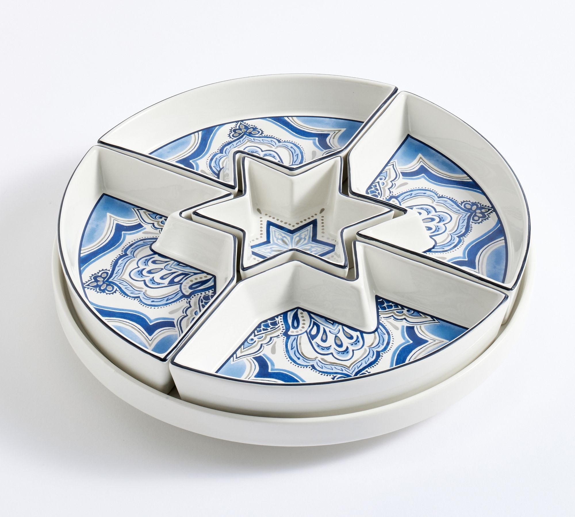 Hanukkah Medallion Lazy Susan