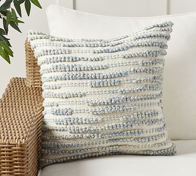 Bissell Handwoven Outdoor Pillow | Pottery Barn