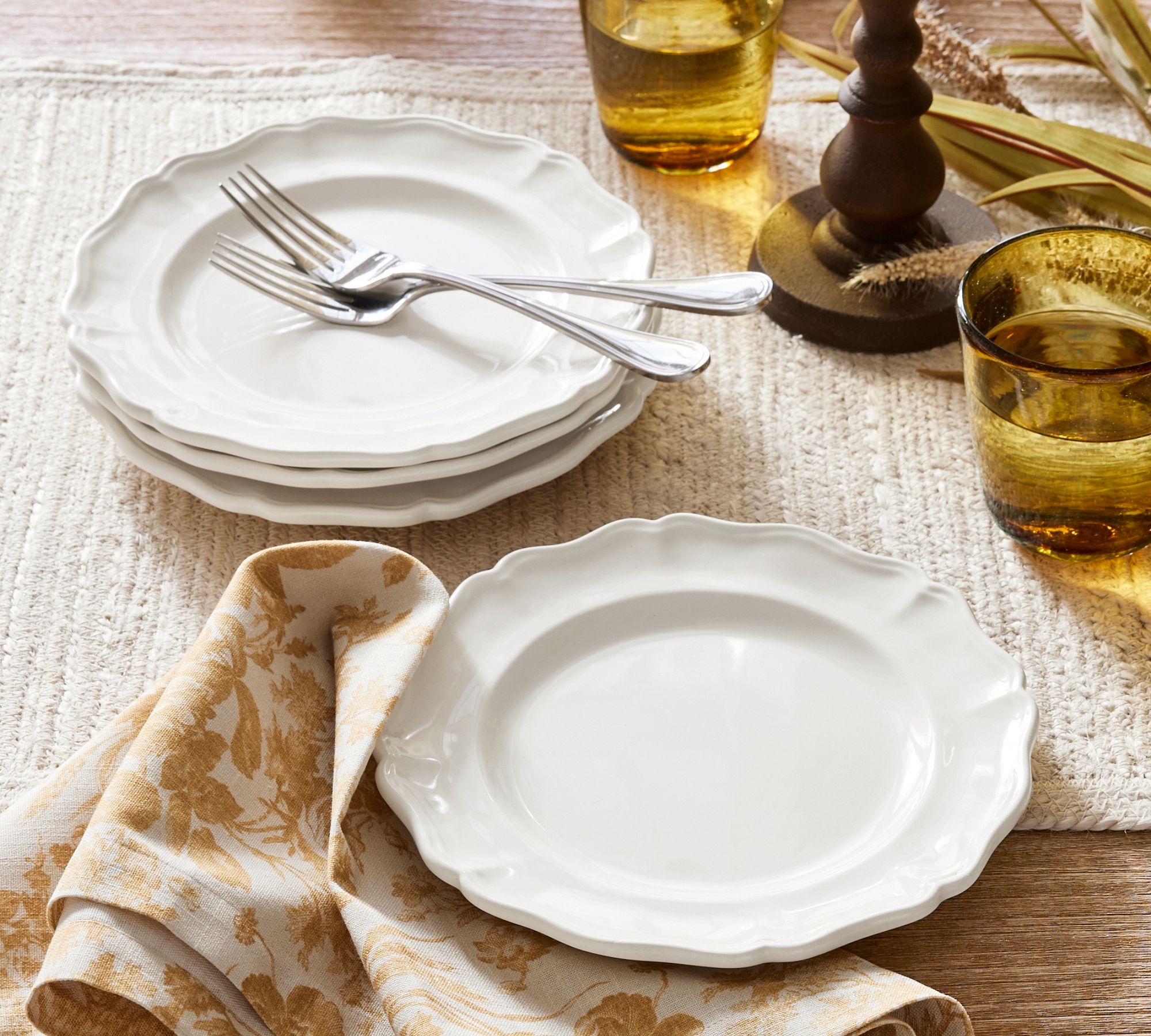 Heirloom Stoneware Salad Plates