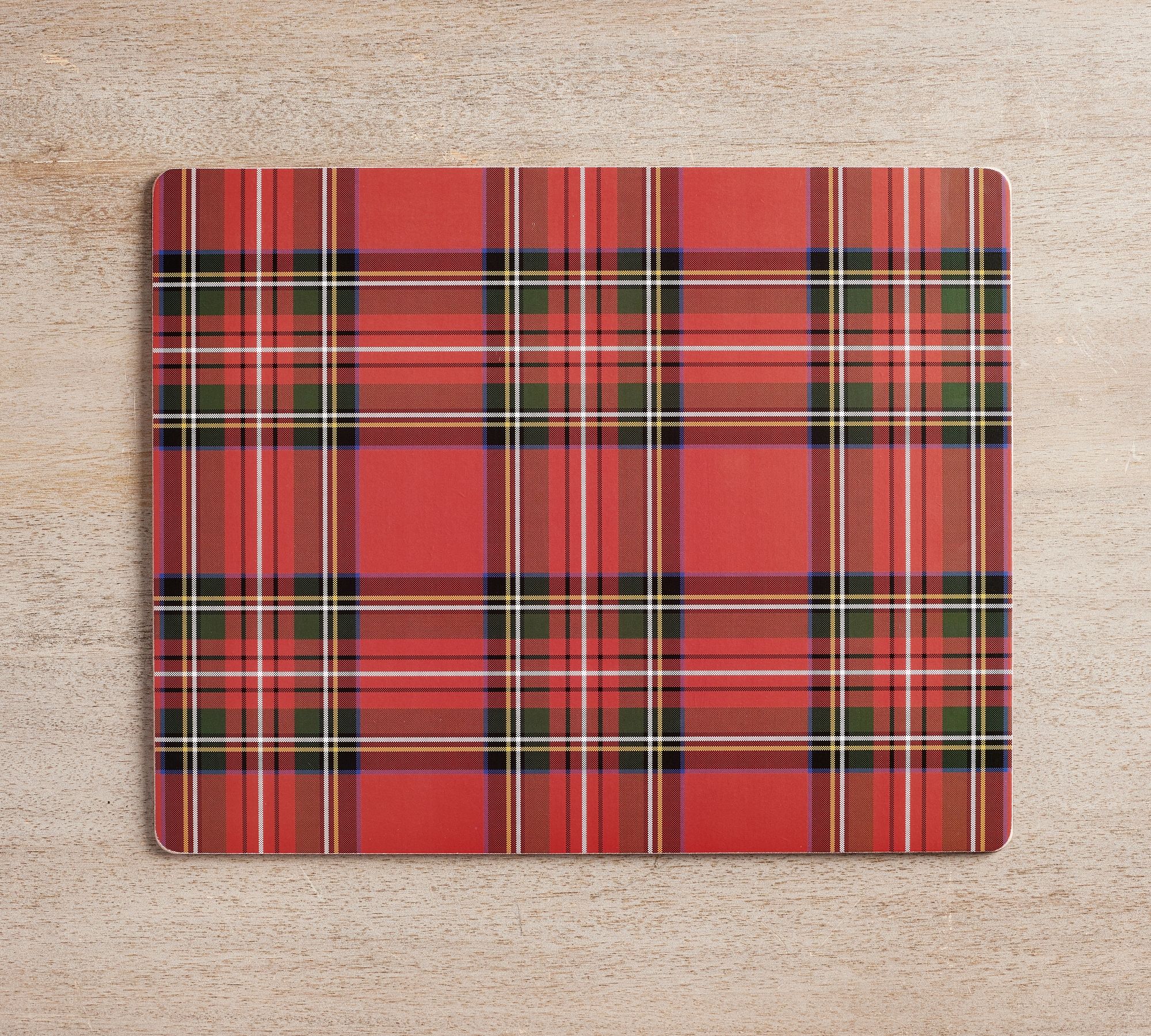 Stewart Plaid Cork Placemats - Set of 4