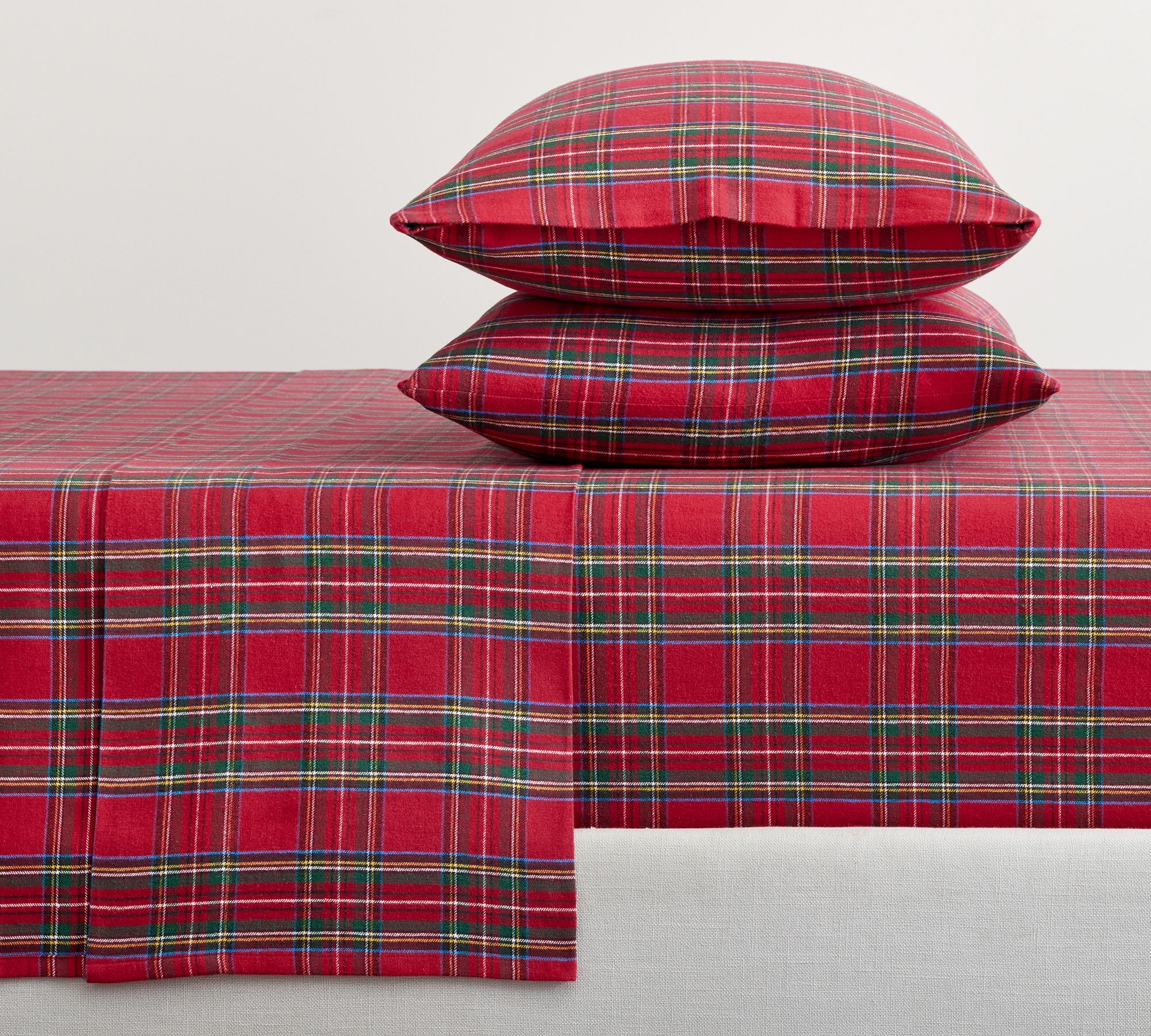 Stewart Plaid Flannel Sheet Set