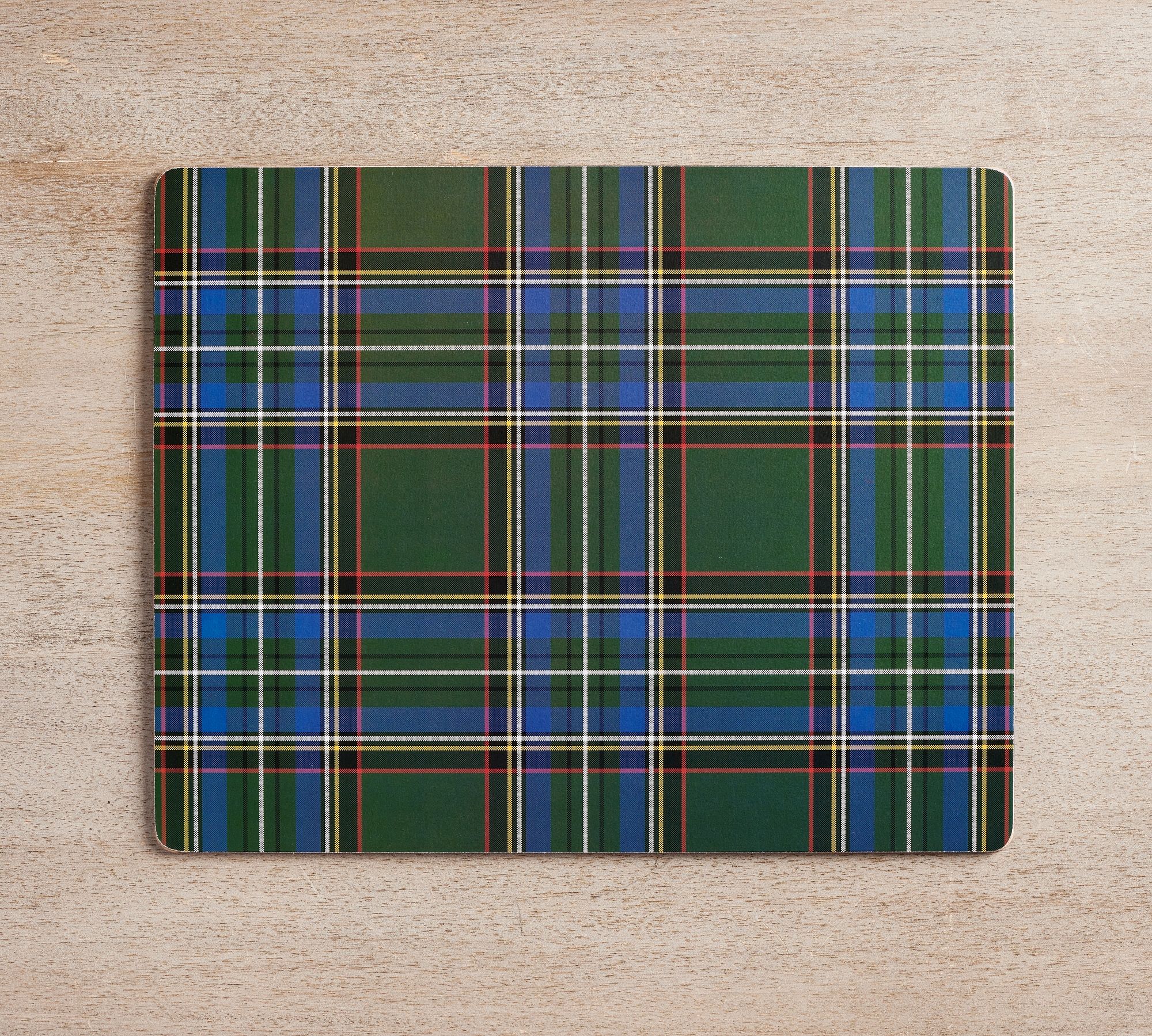 Stewart Plaid Cork Placemats - Set of 4