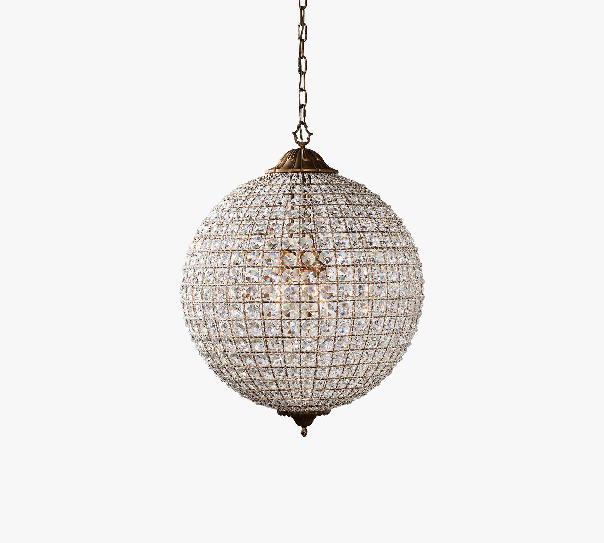 Hersch Crystal Round Chandelier