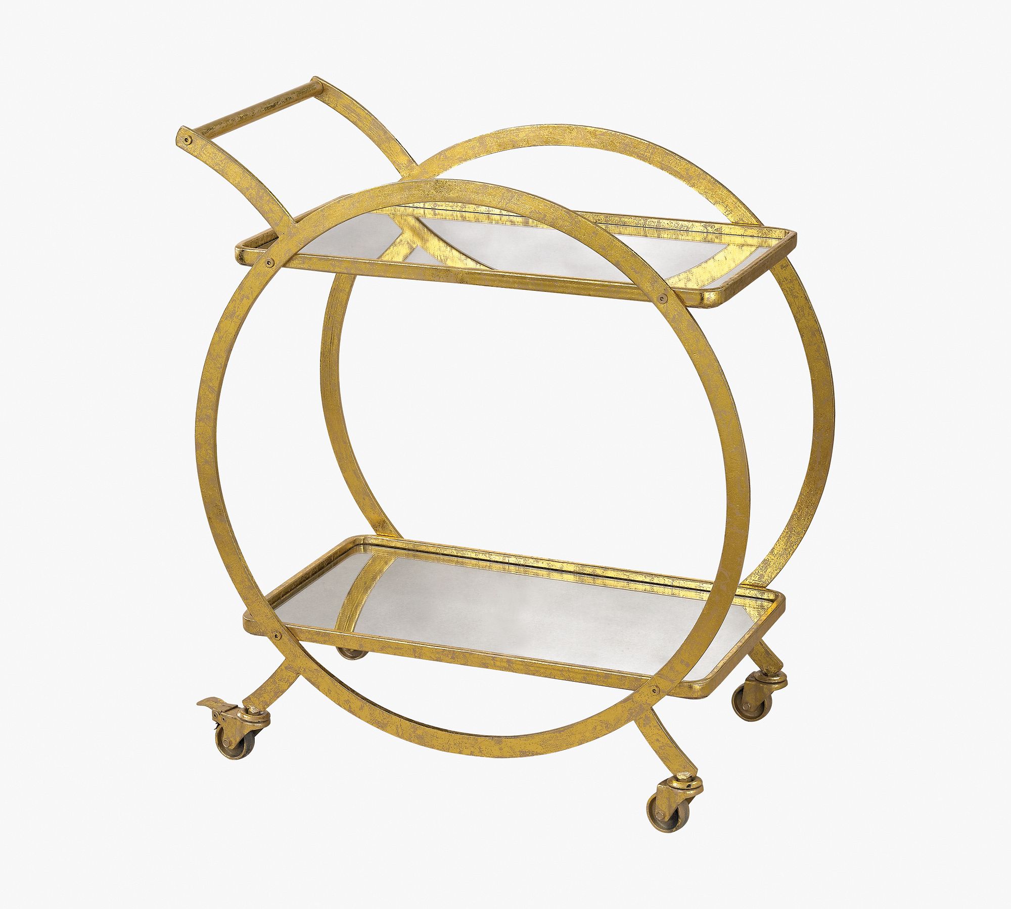 Huck Metal Bar Cart (28.5")