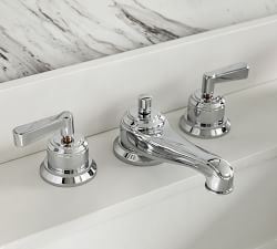 Hayden Lever Handle Widespread Bathroom Sink Faucet