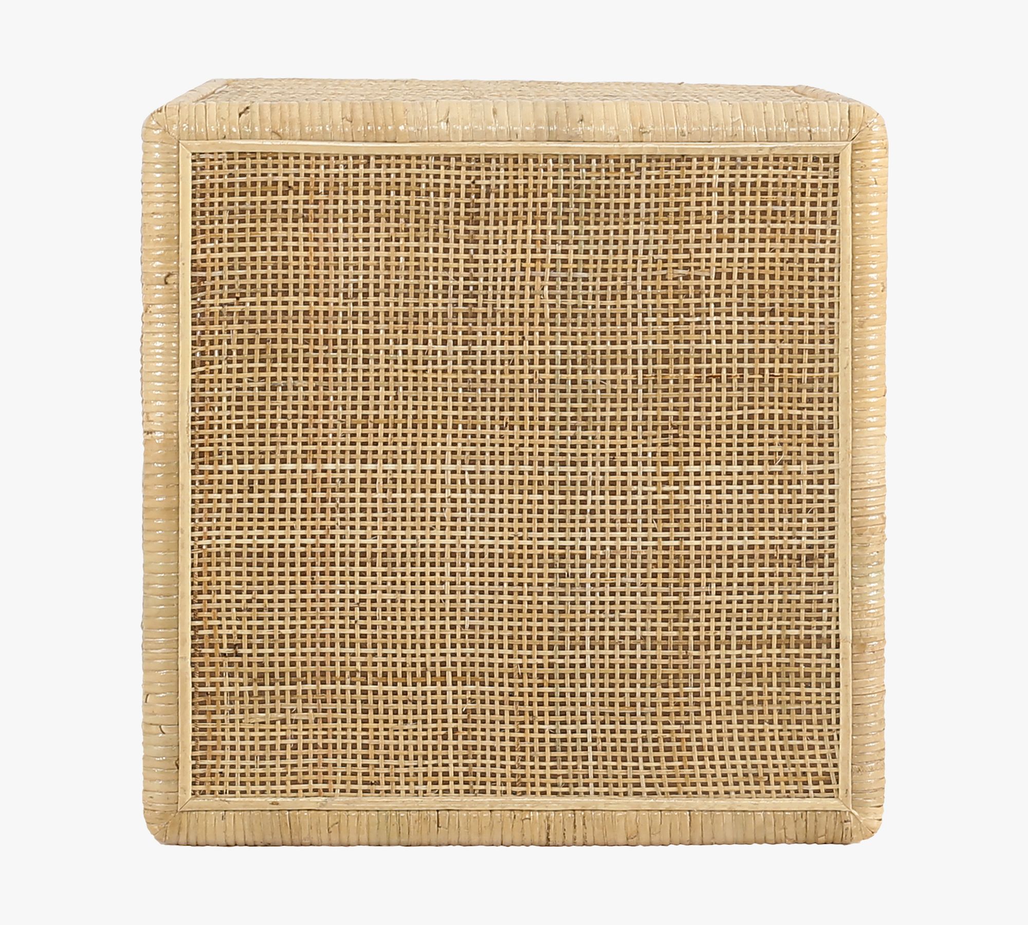 Bowie Square Rattan Accent Table