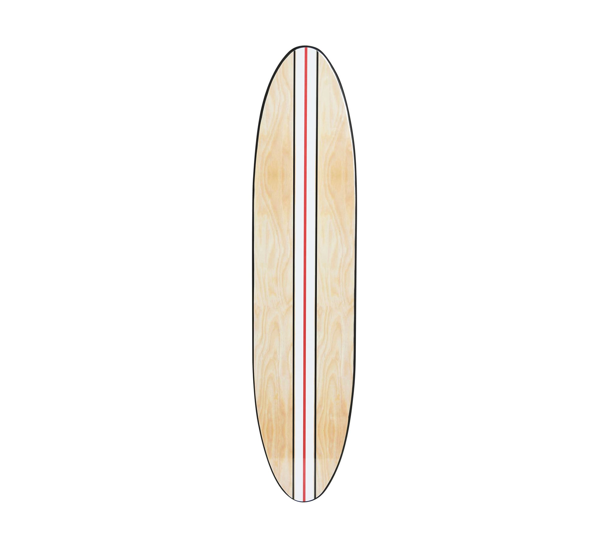 Striped Surfboard Wall Art