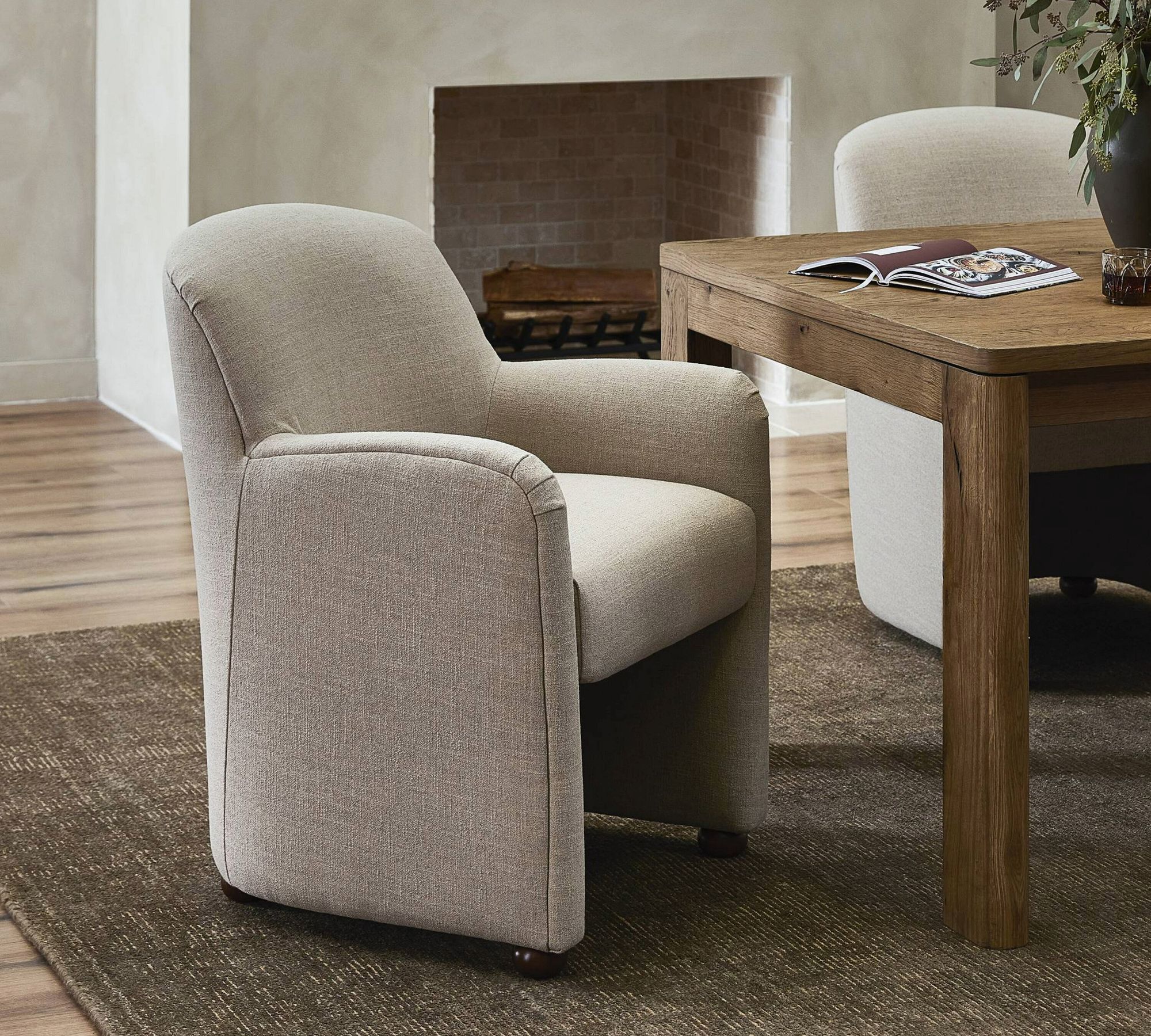 Briar Upholstered Dining Armchair