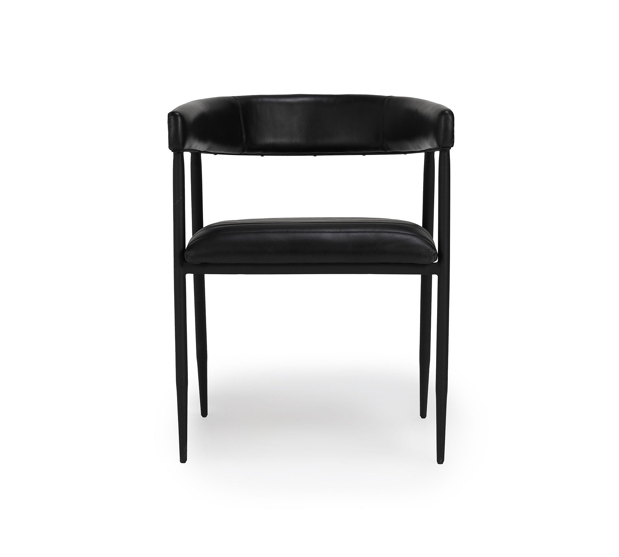 Polina Leather Dining Armchair