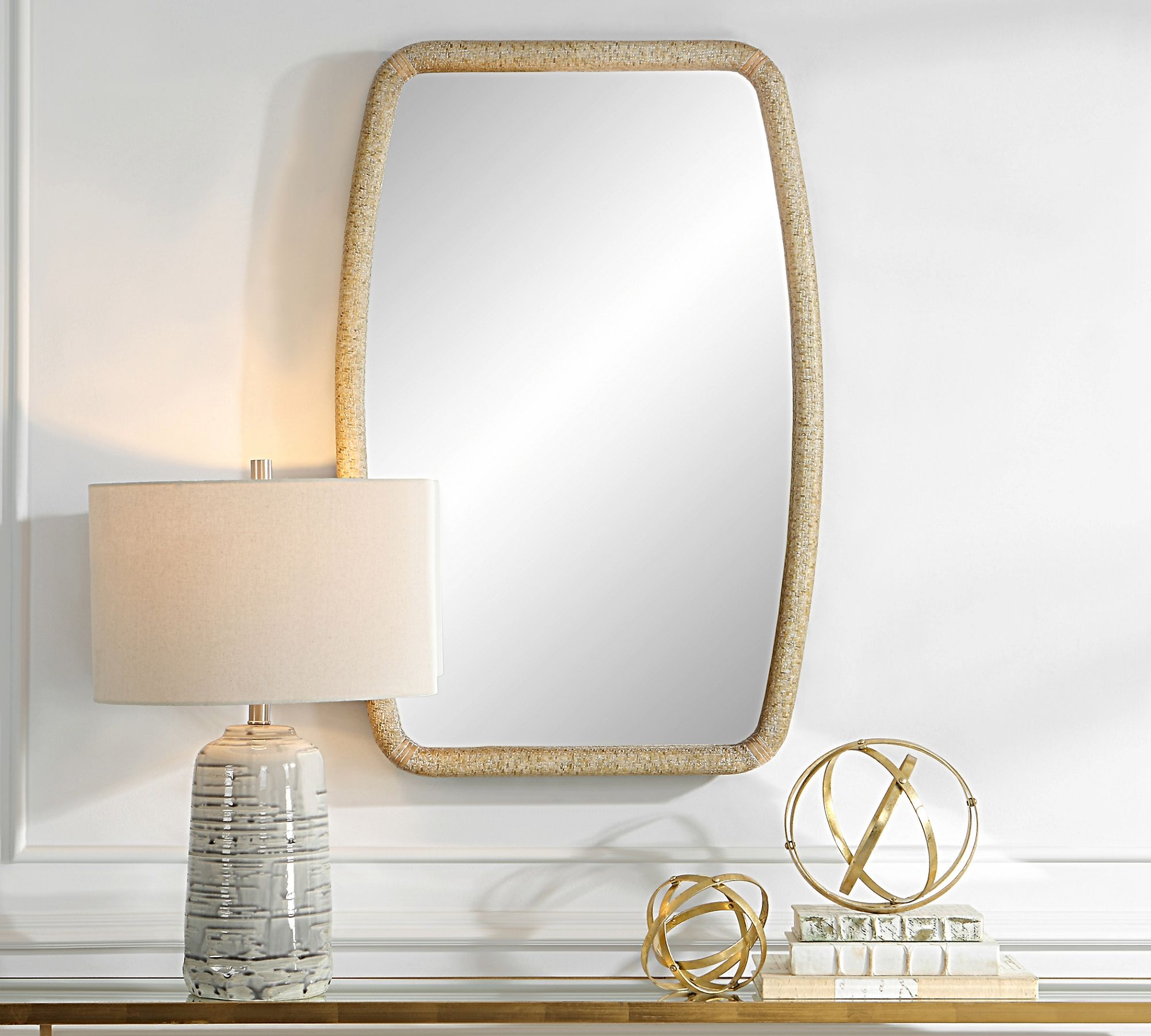 Haven Woven Mirror