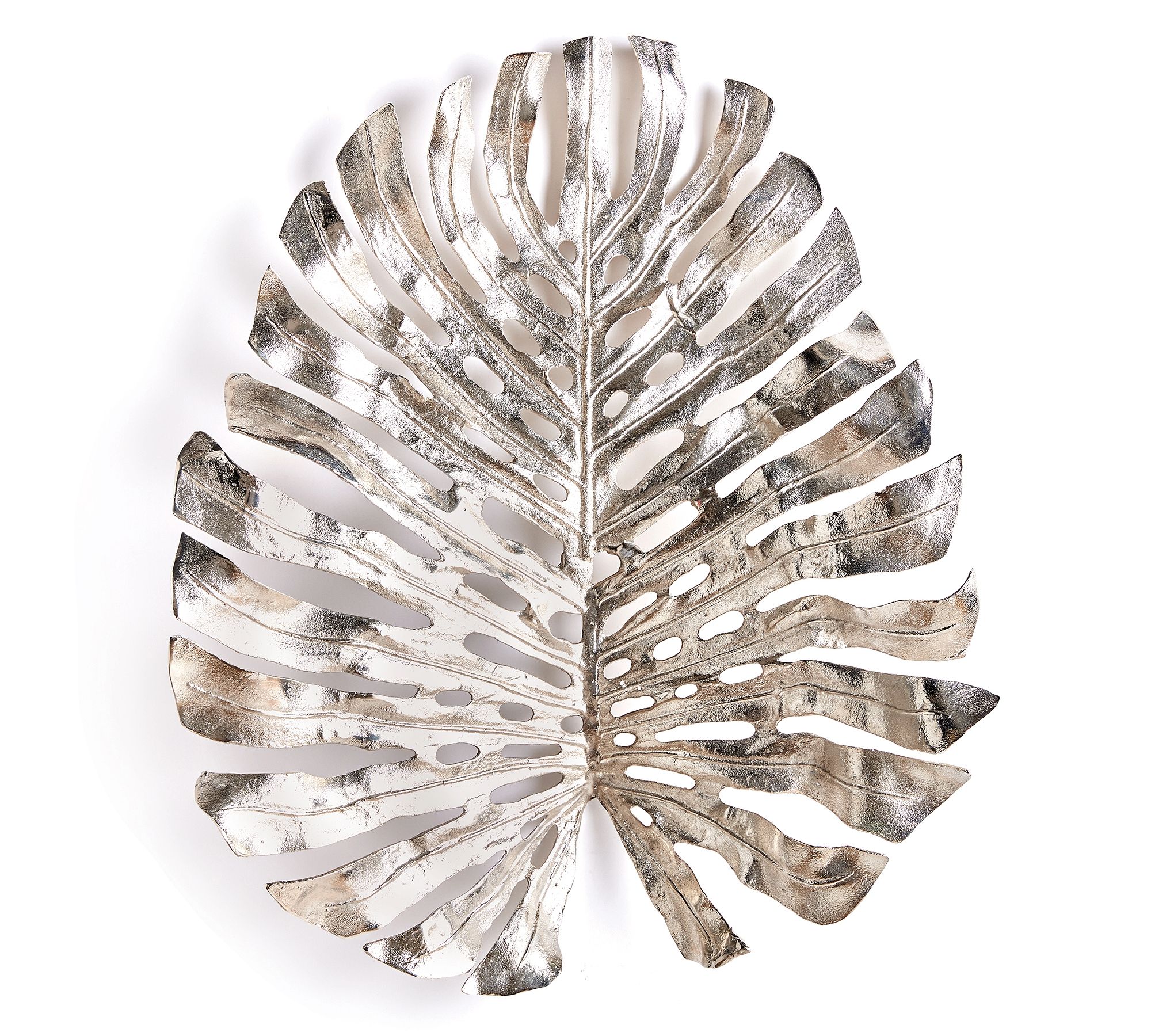 Metal Palm Leaf Wall Sculpture