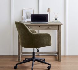 Carson Upholstered Swivel Desk Chair