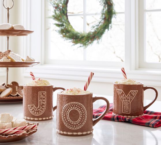 Pottery Barn Suppertime Solid White TeaCup 2024 Mug Set of 6 Holiday Drinkware