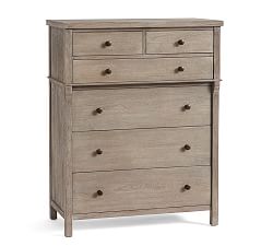 Toulouse 6-Drawer Tall Dresser, Gray Wash