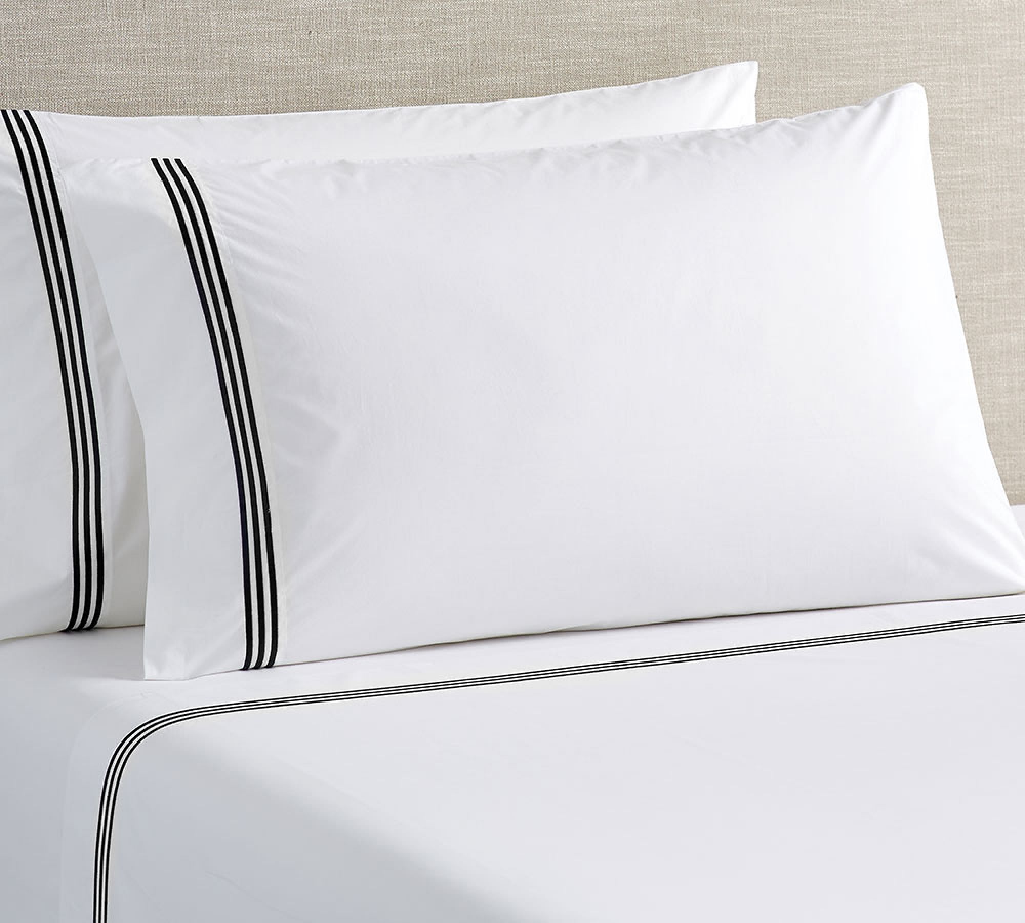 Grand Organic Percale Pillowcases - Set of 2