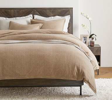 Fleece lined bedding sale