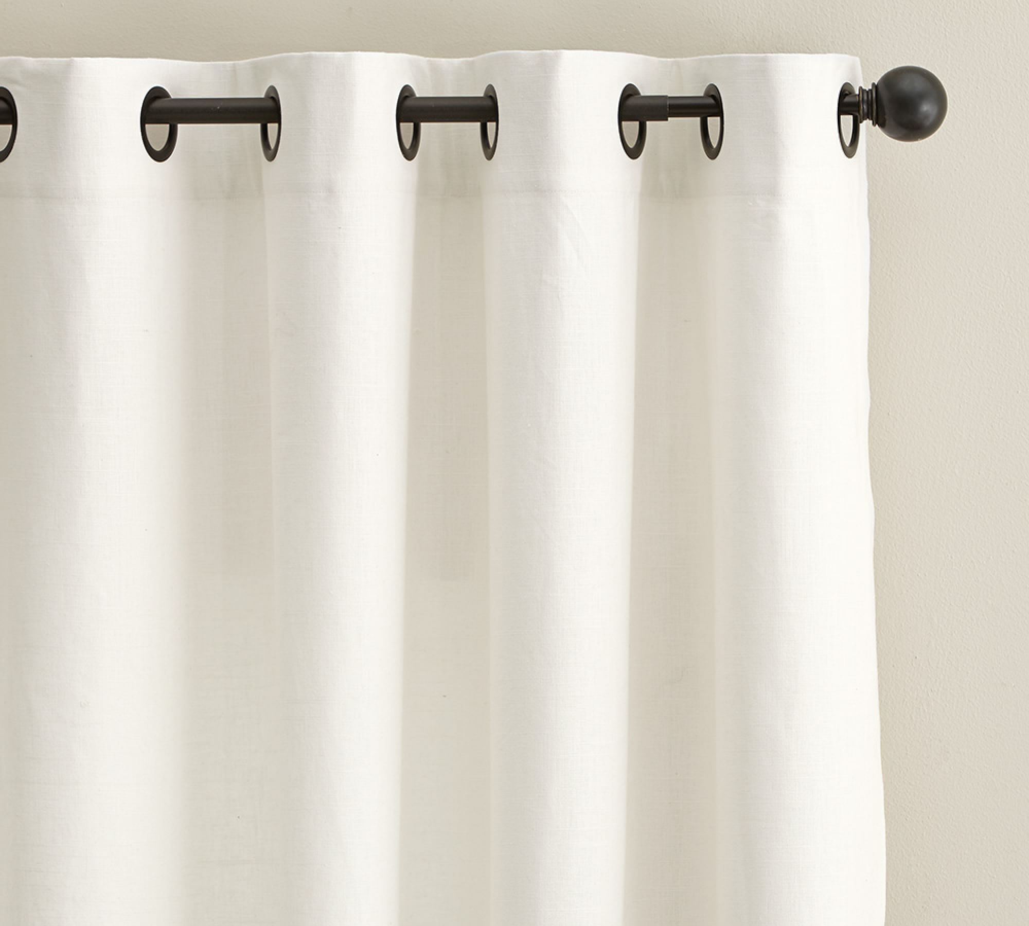 Open Box: Emery Linen Grommet Curtain