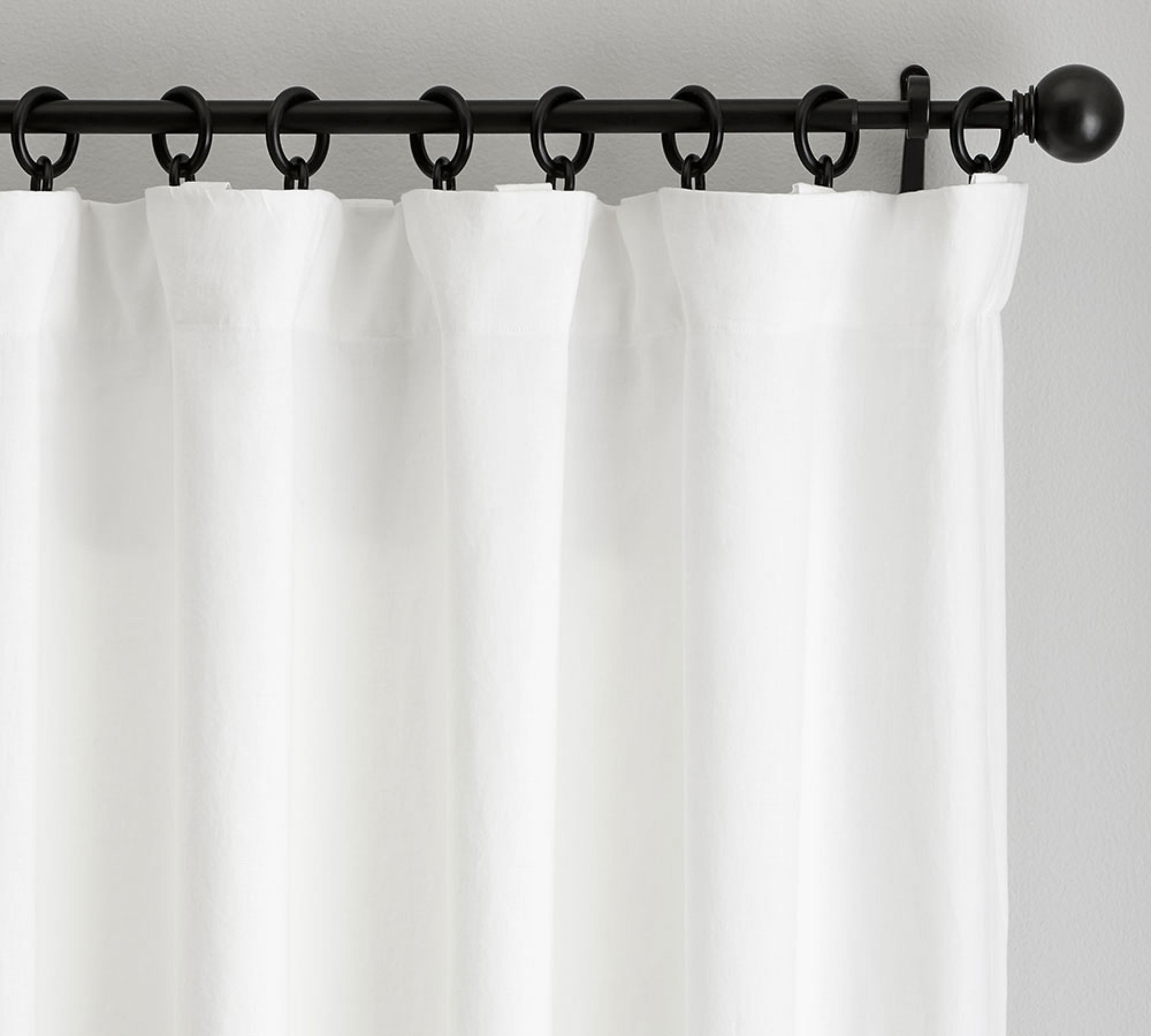 Open Box: Belgian Linen Blackout Curtain Made with Libeco™