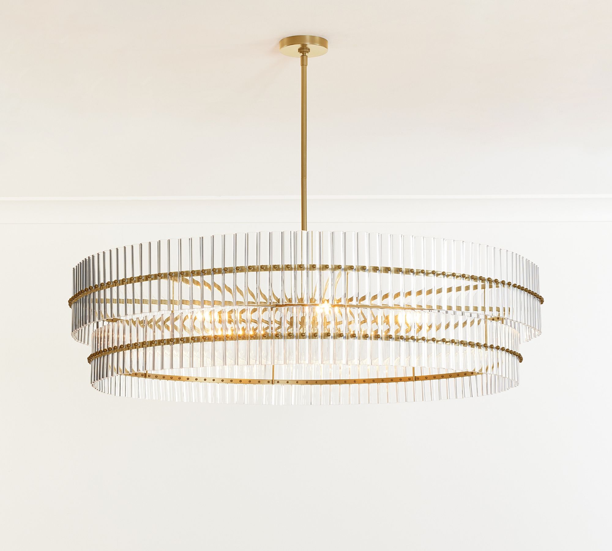 Mallory Crystal Round Chandelier