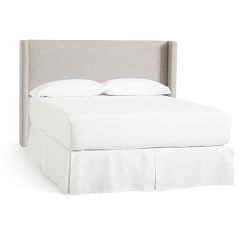 Elliot Shelter Upholstered Headboard - Quick Ship