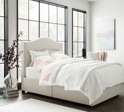 Raleigh Curved Upholstered Storage Bed