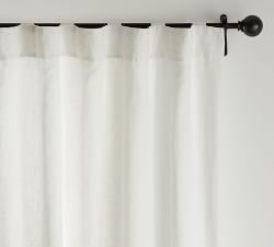 Open Box: Belgian Flax Linen Blackout Curtain