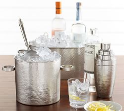 Hammered Nickel Party Bucket